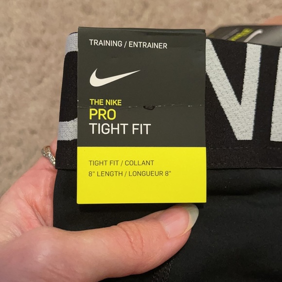 NWT Nike Pro Tight Fit Training Shorts - Picture 4 of 4